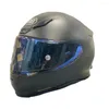 Casques de moto Casque Modulaire Intégral Chapeau de Sécurité Casco Capacete Casque Arrivée Z7 Noir Mat Lentille Unique