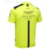 Men's T-shirts Aston Martin F1 Team Green Personalized T-shirt Spanish Racing Formula One Breathable High Quality Short Sleeves 3d
