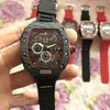 2022 3A- Mode Casual Sport Montre pour homme Gel de silice pour femme anti-encrassement watch319e