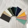 Coloful Blank Canvas Zipper Pencil Cases Pen Pouches Cotton Cosmetic Fags Makeup Bags Mobile Phone Clutch Bag Organizer LX