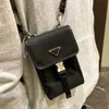 Nouveau porte-clés téléphone portable femmes barre transversale Mini sac longue chaîne bandoulière sac de messager cordon classique