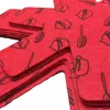 Mats & Pads Table 12pcs Pot Pad Printed Protectors Non-Woven Anti-Scalding Heat Insulation Bottom Protection Felt Pan Mat