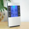 Väderprognos inomhus temperaturfuktighet mätare digital termometer Hygrometer Fuktmätare LED Backlight LCD Displayklocka 20 -stycken