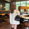 Gentle Wind Shoulder Drop Knit Women's Sweater Coat Herfst Diamond Button Shoulder Drop Wool Cardigan