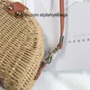 Avondtassen Nieuwe Wemen Mini Messenger Bag Koreaanse Stijl Ulzzang Schoudertas Stro Weven Mode Harajuku Primaire Kleur Crossbody tas