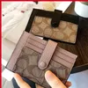 Elegante e raffinata borsa per carte piccola borsa femminile personalità semplice sottile coreana carina mini carta multipla di fascia alta