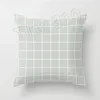 New Fashion Home Textiles Polyester Lattice Pillow Cover for Automobile Sofa Pillowcase Office Cushion Cover 4903