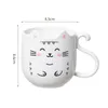 Tumblers Cute Cat Mouthwash Cup Toothbrush Home Travel Cartoon Thickened Wash 230621