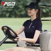 Andere Sportartikel PGM Sommer Frauen Golf Kurzarm T-shirts Damen Sport Slim Kleidung Schnell trocknende atmungsaktive Tennisbekleidung YF486 230621
