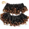 Hair Bulks Curly Human Bundles 100 Tissage Brésilien 6 PcsLot Couleur 1B24303399J 230621