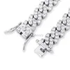Bijoux de créateurs Chaînes glacées Hommes Femmes Bracelets de cheville Hip Hop Bling Diamant Bracelets de cheville Or Sier Cuban Link Accessoires de mode Charms