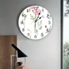 Wall Clocks Flower Petals Ladybird Dragonfly Insect Creative Clock For Home Office Decoration Living Room Bedroom Hanging Watch