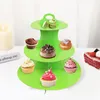 Bakvormen Gereedschap Nuttig Cake Rack Paper Stand 3 Lagen Dessert Tafel Cupcake Display Toren Ruimtebesparend