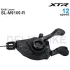 Велосипедные погрузки Shimano XTR M9100 переключающий рычаг SL M9100 R SL M9100 IR 12SPEED RAPIDFIRE PLUS ARRIGINAL DEAPER 230621