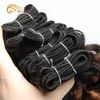 Hair Bulks Curly Human Bundles 100 Tissage Brésilien 6 PcsLot Couleur 1B24303399J 230621