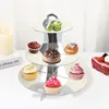 Bakvormen Gereedschap Nuttig Cake Rack Paper Stand 3 Lagen Dessert Tafel Cupcake Display Toren Ruimtebesparend