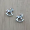 120 Stück Charms-Anhänger, Spielzeug, Trojanisches Pferd, 14 x 15 x 5 mm, passend zum Selbermachen für Schmuckherstellung und Basteln, A-20