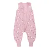 Sacos de dormir Saco de dormir para bebê com pés Primavera Verão Cobertor Pernas Saco de dormir de algodão para criança Macio Born Romper Roupas 230621