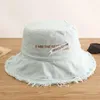 Cappelli a tesa larga Cappello da donna a secchiello Panama Fashion Visiera parasole Traspirante Pescatore Protezione Coda Cap Summer Beach 230621