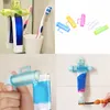 Plastic Rolling Squeezer Tube Partner Holder with Hanging Sucker Toothpaste Dispenser Bathroom Accessories dispensers