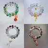 Pulseras de eslabones de cadena Dan Heng Bailu Jingyuan Honkai: Star Rail Fashion Fan Elegante pulsera de cuentas de cristal hecha a mano Cuerda elástica Mujer