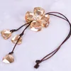 Decorative Figurines Crystal Four-leaf Clover Interior Accessories Car Jewelry Pendant Rearview Mirror Hanging