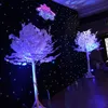 1.5M 5feet Height White Artificial Ginkgo Biloba Leaf Maidenhair Trees Roman Columns Road Cited For Wedding Mall Opened Props