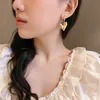 Dangle Chandelier Han Edition Of The Asymmetric Baroque Imitation Pearl Earrings Contracted Geometric Heart shaped Women Jewelry 230621