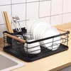 Hooks Practical Dish Storage Rack kan användas i hemmakontorets sovsal Store -rätter hjälper till att dränera snabbt inte lätt rost