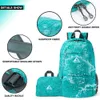 Sırt çantası Paketleri Hafif Naylon Katlanabilir Sırt Çantası Çok Molorlu Su Geçirmez Açık Spor Kamp Yürüyüş Seyahat Seyahat Katlanır Çantalar 230621