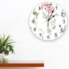 Wall Clocks Flower Petals Ladybird Dragonfly Insect Creative Clock For Home Office Decoration Living Room Bedroom Hanging Watch