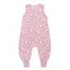 Sacos de dormir Saco de dormir para bebê com pés Primavera Verão Cobertor Pernas Saco de dormir de algodão para criança Macio Born Romper Roupas 230621