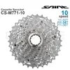 Cykelfria kedja kedjor Shimano Deore LX Saint 10V Cassette Sprocket 10 hastighet Hyperglide CS 5700 CS 6700 M771 10 hastighet Originaldelar 230621