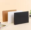 Blanc Noir Brun Kraft Papier Porte-Documents Fichier Sac De Rangement Enveloppe De Poche avec Chaîne De Rangement Serrure Fournitures De Bureau