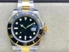 Bransoletka ze stali nierdzewnej żółta złoto -niebieska tarcza ceramiczna 116618 Automatyczne ruchy zegarek klatka piersiowa 40 mm mechanika mechaniczna zegarek zegarek