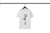 Kvinnors 2023 nya designer-t-shirt för män runda nacke kort ärmskjorta avslappnad svartvitt färgglad bokstav tryckning ren bomull mjuk och bekväm kläd S-3XL