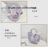 Evening Bags Cute yellow bow straw woven bag 2022 new candy color woven bag women's messenger seaside holiday beach bag