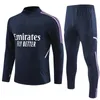 2023 SURVÊTEMENT Real MadridS Combinaison d'entraînement demi-zip VINI JR 23 24 Kit de football pour hommes et enfants madrides Sportswear MODRIC chandal futbol survetemen Jogging Football Set