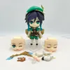 Estatuetas de objetos decorativos #1795 Genshin Impact Venti Anime Figure #1718 TravelerLumine Action #1717 Aether Figurine Adult Doll Toys 230621