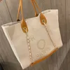 Borsa da spiaggia in tela a mano da donna di lusso Borse a tracolla Zaini grandi classici Capacità Confezioni a catena piccola Grande tracolla Negozio di fabbrica ZORW usa vendita