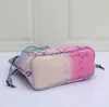 Stylisheendibags torebki luksusowe torby na ramię designerka pełna kolorowa gradientowa torba dla kobiet z kompozytem Composite Bag Fuchsia Sunrise Pastel Bag