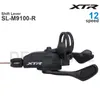 Велосипедные погрузки Shimano XTR M9100 переключающий рычаг SL M9100 R SL M9100 IR 12SPEED RAPIDFIRE PLUS ARRIGINAL DEAPER 230621