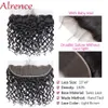 Hair pieces Lace Frontal Only 13x4 Water Wave Clre Human Brazilian Deep HD Transparent Front 230621