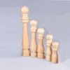 Nature wooden White Classical Wood Wooden Peppermill Shaker Pepper Spice Salt Mill Grinder Muller 4 5 6 8 10 12 14 inch