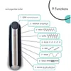 Eggs Bullet Dispositivo di masturbazione femminile Mini vibratore Ricarica facile da eseguire Giocattoli sessuali silenziosi e senza rumore per le donne 1124