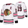 Chicago 98 Connor Bedard Blackhawks Camisas Jonathan Toews Ryan Donato MacKenzie Entwistle Petr Mrazek Nick Foligno Taylor Hall Colton Dach Joey Anderson Camisas