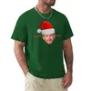 Regatas masculinas Happy Chris Mas H T-Shirt Edition T-Shirt Anime Mens Cotton Shirts