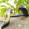 ElectricRC Animals Novelty RC Snake Naja Cobra Viper Remote Control Robot Animal Toy with USBケーブル面白い恐ろしいクリスマスキッズギフト230621