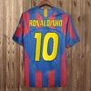 2005 2006 برشلونة ريترو قمصان كرة القدم قميص طويل الأكمام لكرة القدم RIVALDO 1991 1992 1996 1997 2003 2004 2007 2008 2009 2010 قمصان رونالدينو A.INIESTA لكرة القدم