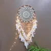 Decorative Figurines Nordic Decor Dream Catcher White Macrame Wall Hanging For Wedding Garden Home Girl's Room Decoration Ornaments